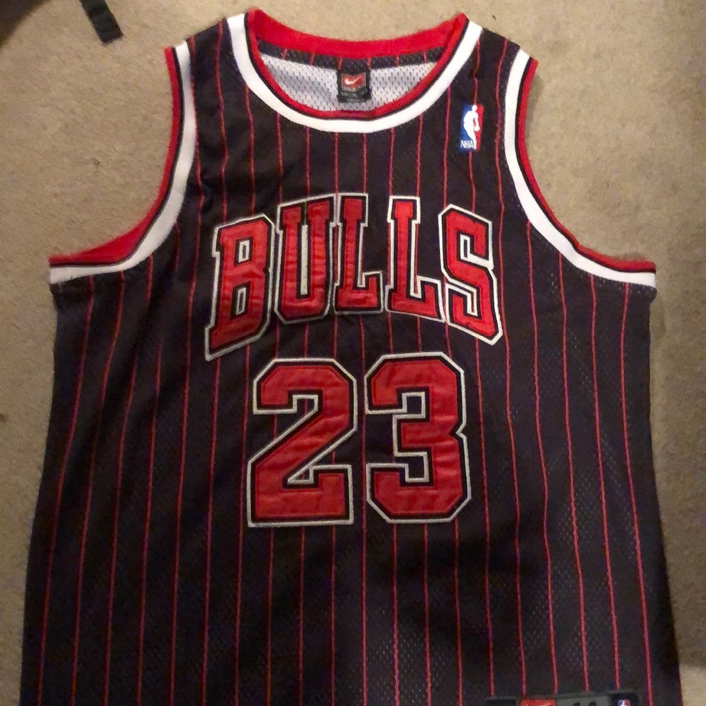 Nike Authentic NBA Chi Bulls Jordan Alt. Throwback